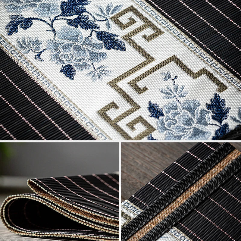 chemin de table en bambou style 2 details