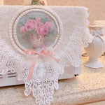 Chemin de table coquet royale rose européen - Vignette | setdetable