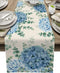 chemin de table eucalyptus bleue