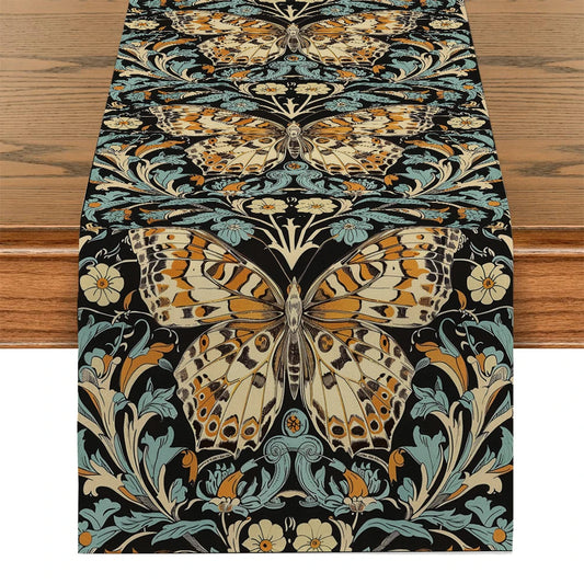 chemin de table papillions william morris