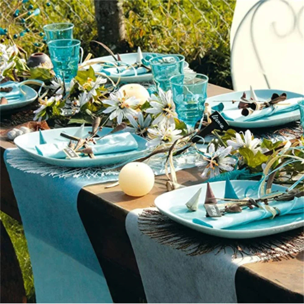 chemin de table xxlbleue