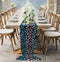 chemin de table léopard bleue rose violet