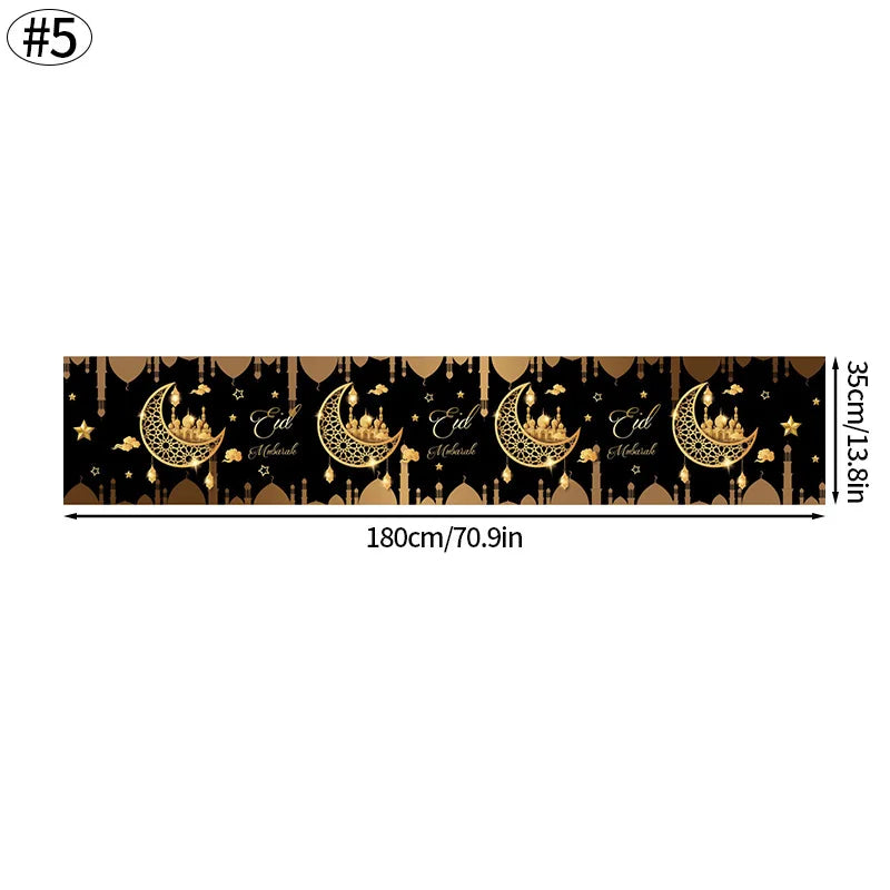 eid mubarak chemin de table deco taille