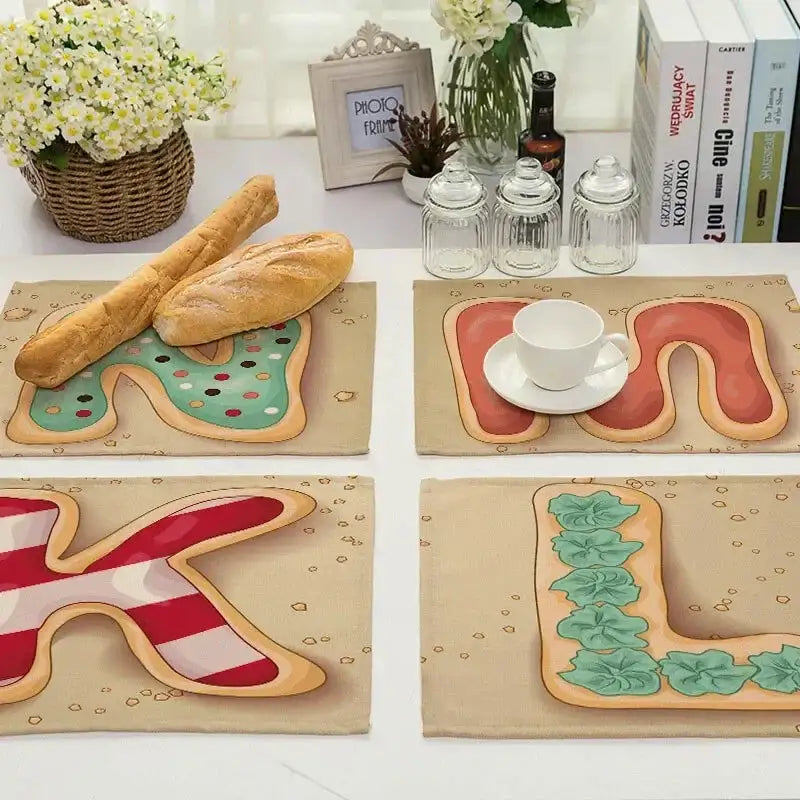 set de table alphabet