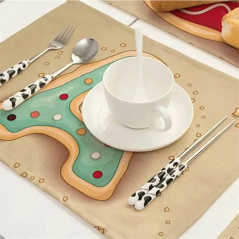 set de table alphabet