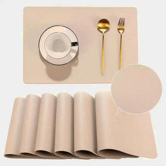 Set de table beige résistant waterproof