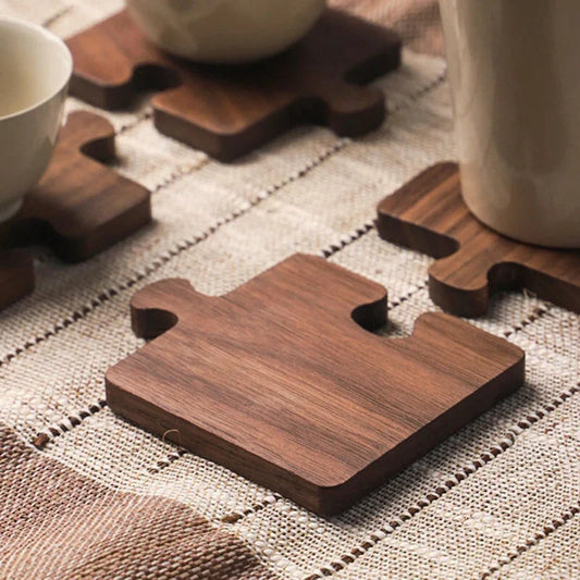 set de table bois puzzle