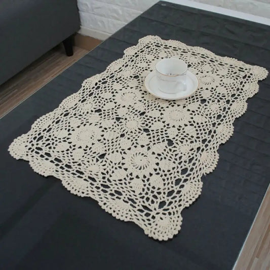 set de table crocheté rectangle