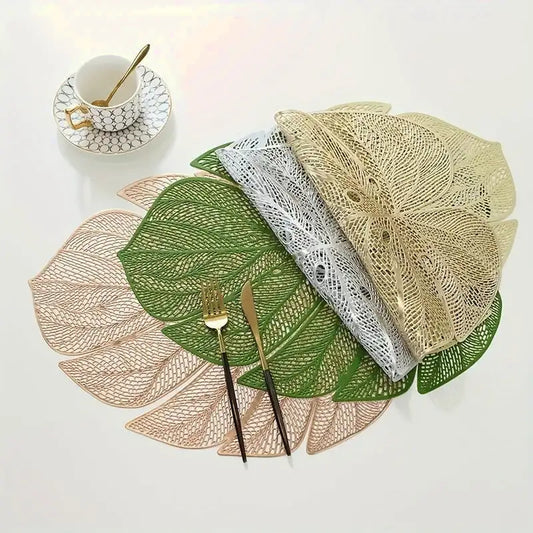set de table feuille en pvc