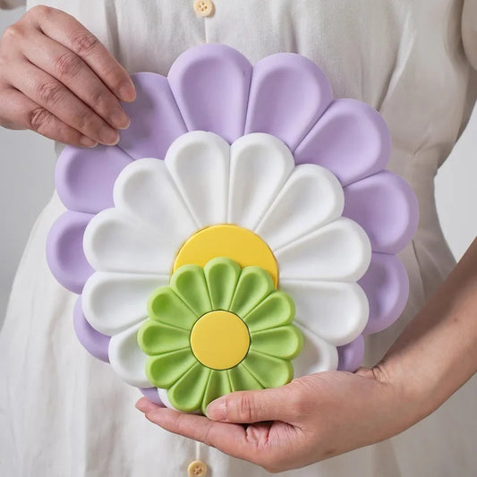 set de table fleurs 3d