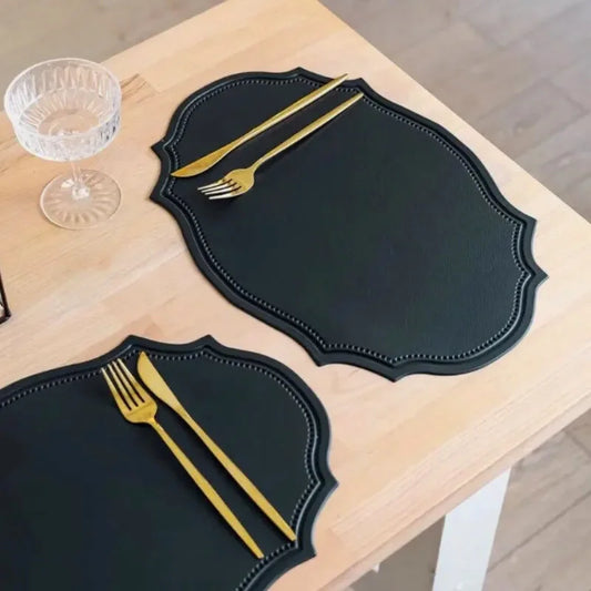 set de table noir