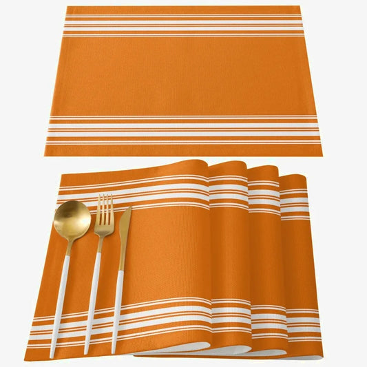 set de table orange