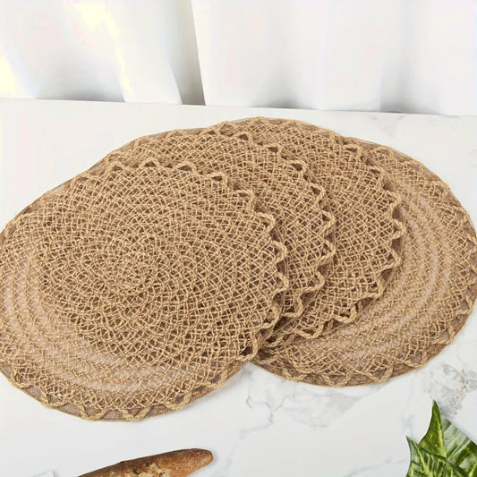 set de table paille jute naturelle