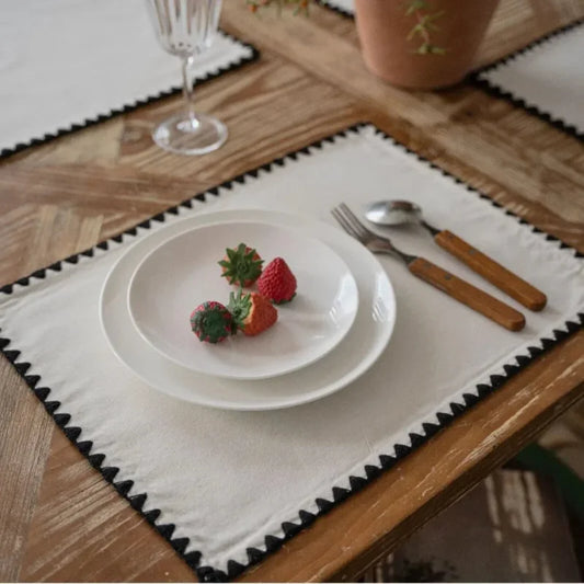 set de table rectangle lavable