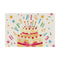 set de table anniversairegateau