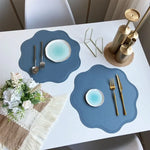 set de table bleu lavable - Vignette | setdetable