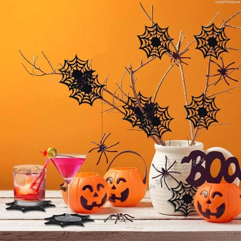 set de table chauve-souris halloween deco