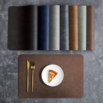 set de table cuir de vache réversible carré - Vignette | setdetable