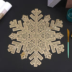 set de table flocon de neige noël - Vignette | setdetable