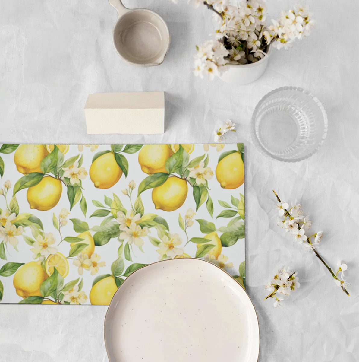 set de table fruits été table