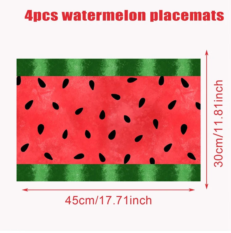 set de table fruits été tablefraise choix