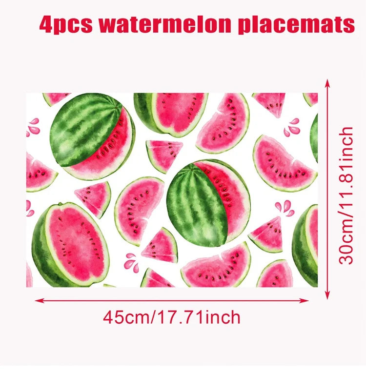 set de table fruits été tablefraise choix