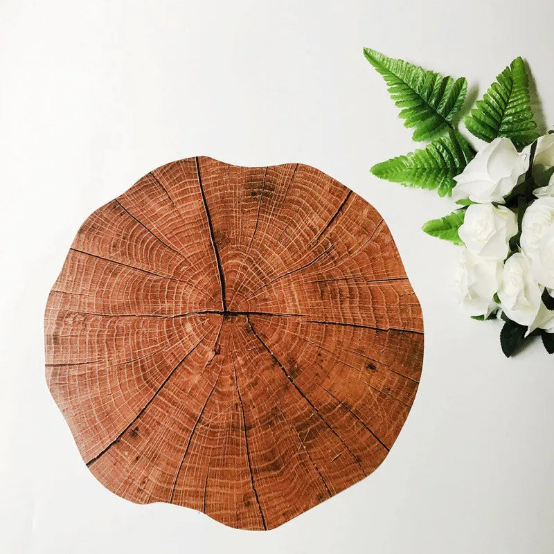 set de table imitation bois