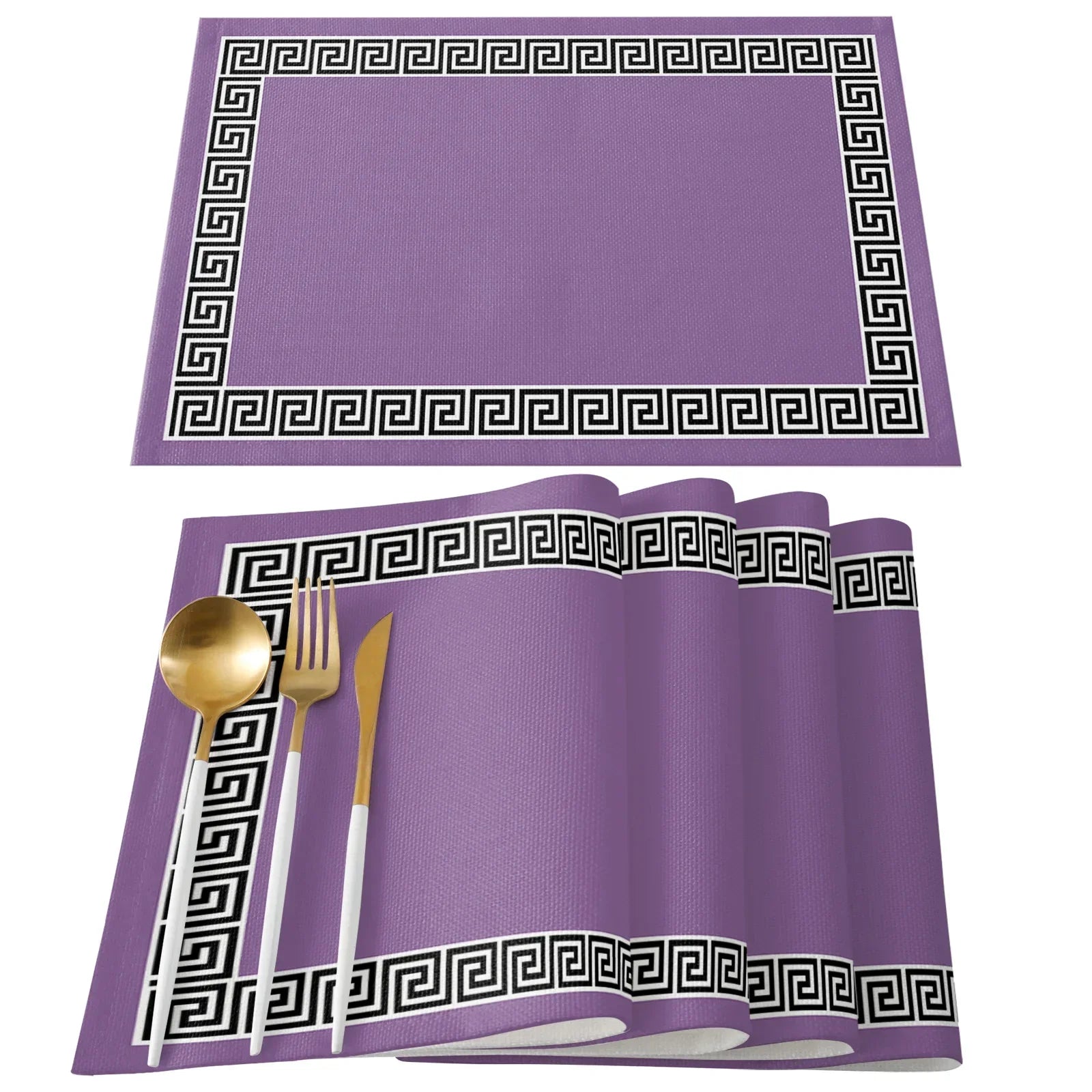 set de table motifs chinois