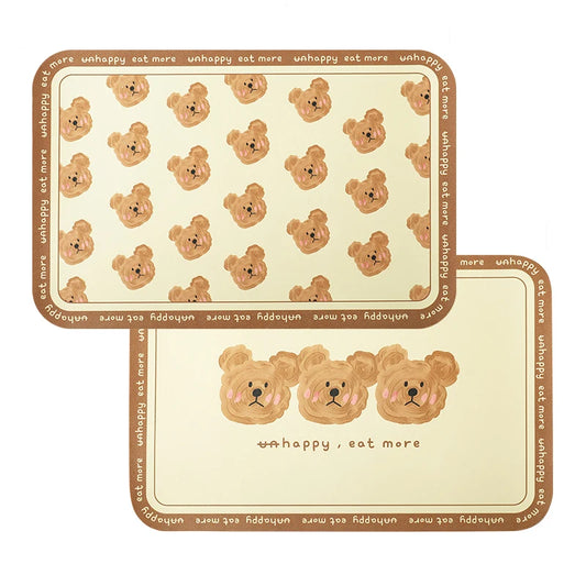 set de table ours mignons