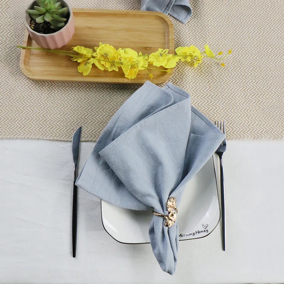 set de table réutilisable en lin de coton