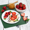 set de table vert pvc