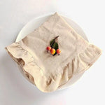 Sets de table serviettes blanches volants - Vignette | setdetable