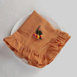 Sets de table serviettes blanches volants - Vignette | setdetable